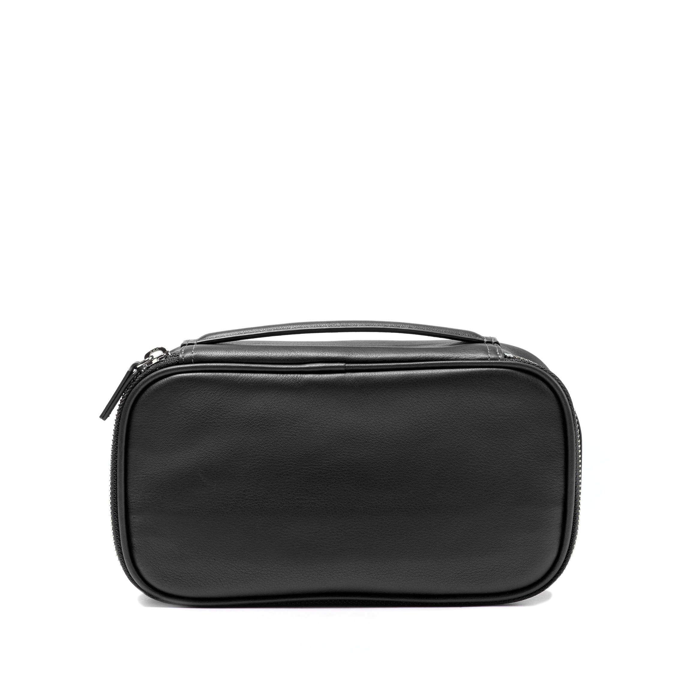 Premium Leather Tech Bag Organizer - Medium Size for Laptops & Tablets - Perfect for Work, Travel & Daily Commute