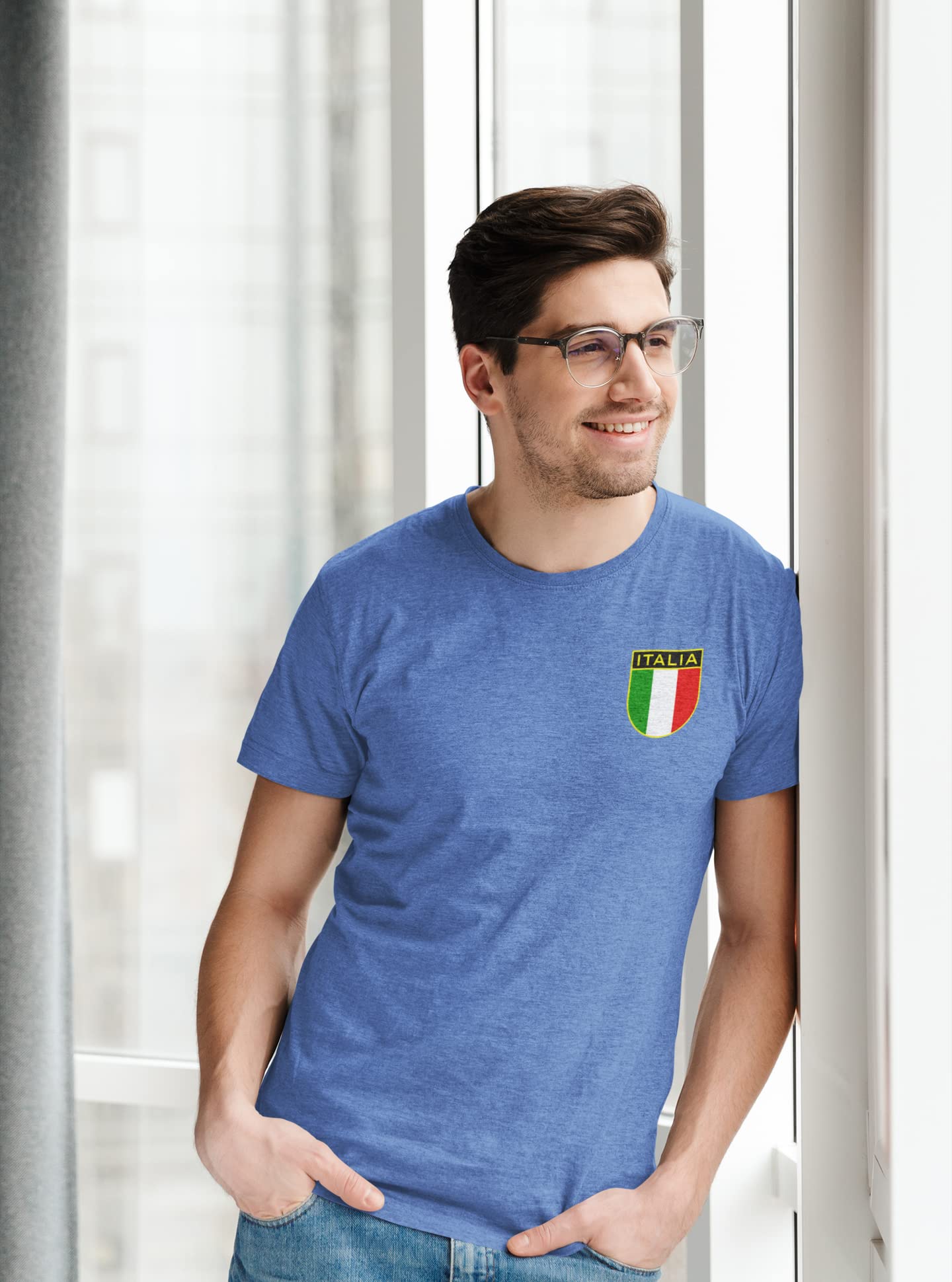 Vintage Italy Soccer National Team Graphic Tee - Retro Football T-Shirt for Men | Casual Wear, Game Day Outfit & Sports Fan Apparel
