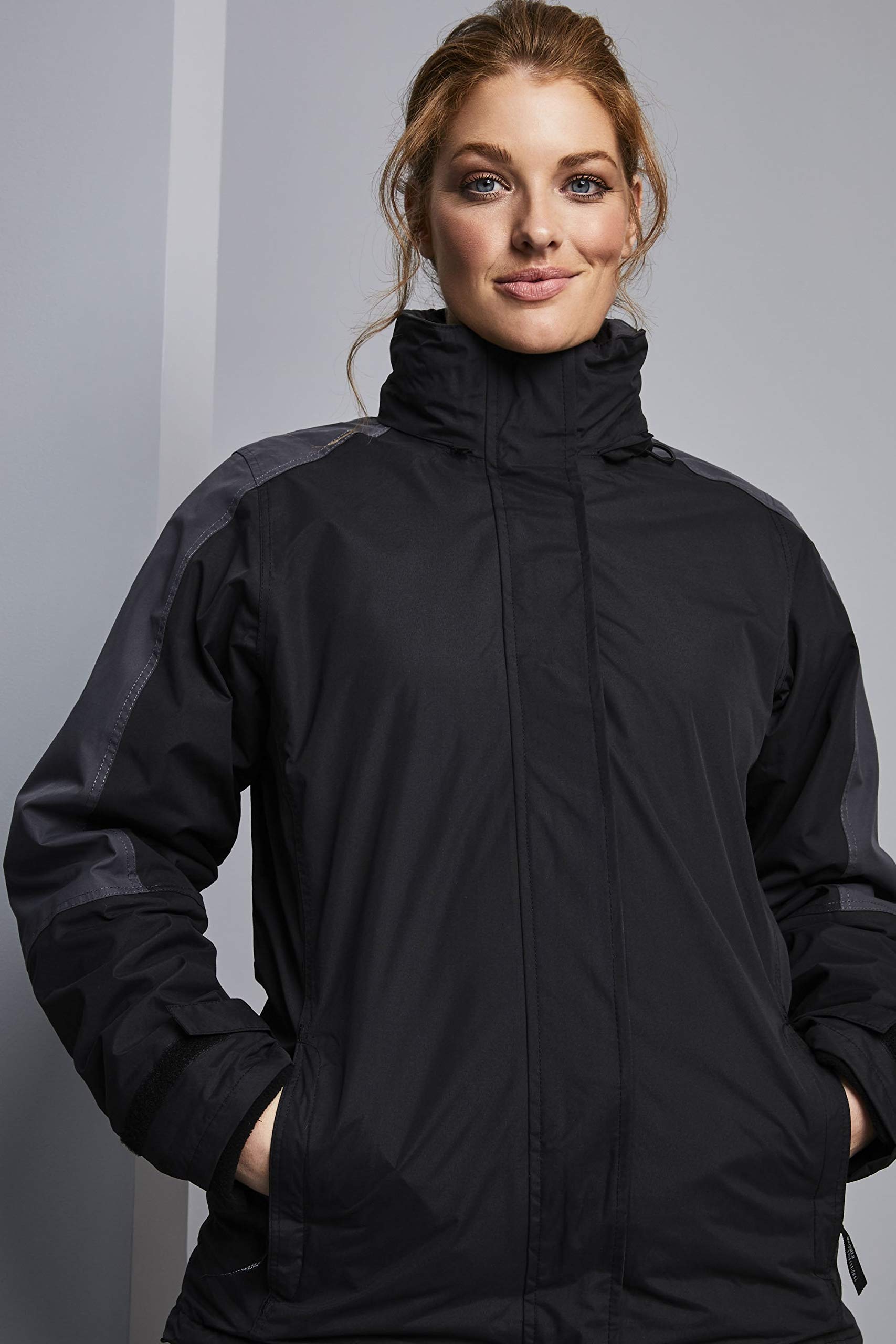 Women's Defender III 3-in-1 Waterproof Windproof Winter Jacket - Black/Seal Grey - All-Weather Protection for Hiking, Skiing & Outdoor Activities