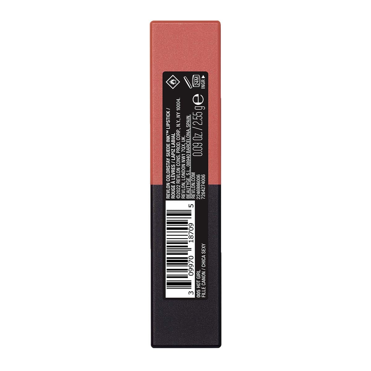 Revlon ColorStay Suede Ink Liquid Lipstick - Long Lasting Matte Lipstick, Shade 005 Hot Girl, Vegan & Cruelty Free - Perfect for Parties, Date Nights & Everyday Wear