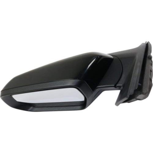 2016-2022 Chevrolet Malibu Driver Side Power Non-Heated Mirror Replacement - Kool Vue Paintable Manual Adjust Mirror Without Signal Light & Blind Spot Monitor - Perfect for Daily Commuting & Parking Assistance