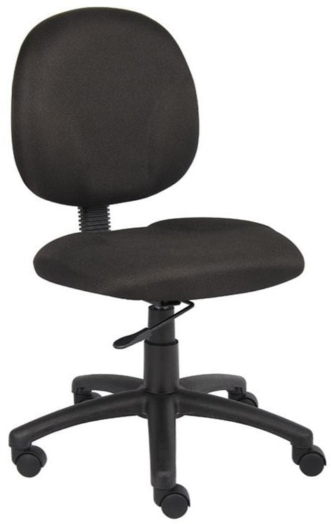 Ergonomic Boss Fabric Office Task Chair [B9090] - Adjustable Height & Lumbar Support for Home & Office Workspaces