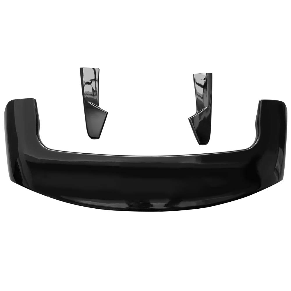 IKON MOTORSPORTS Rear Spoiler for 2015-2020 VW Golf MK7 - ABS Gloss Black Roof Wing Lip Spoiler - Sporty Protector Add-On - Enhances Aerodynamics & Style for Street Racing & Car Shows