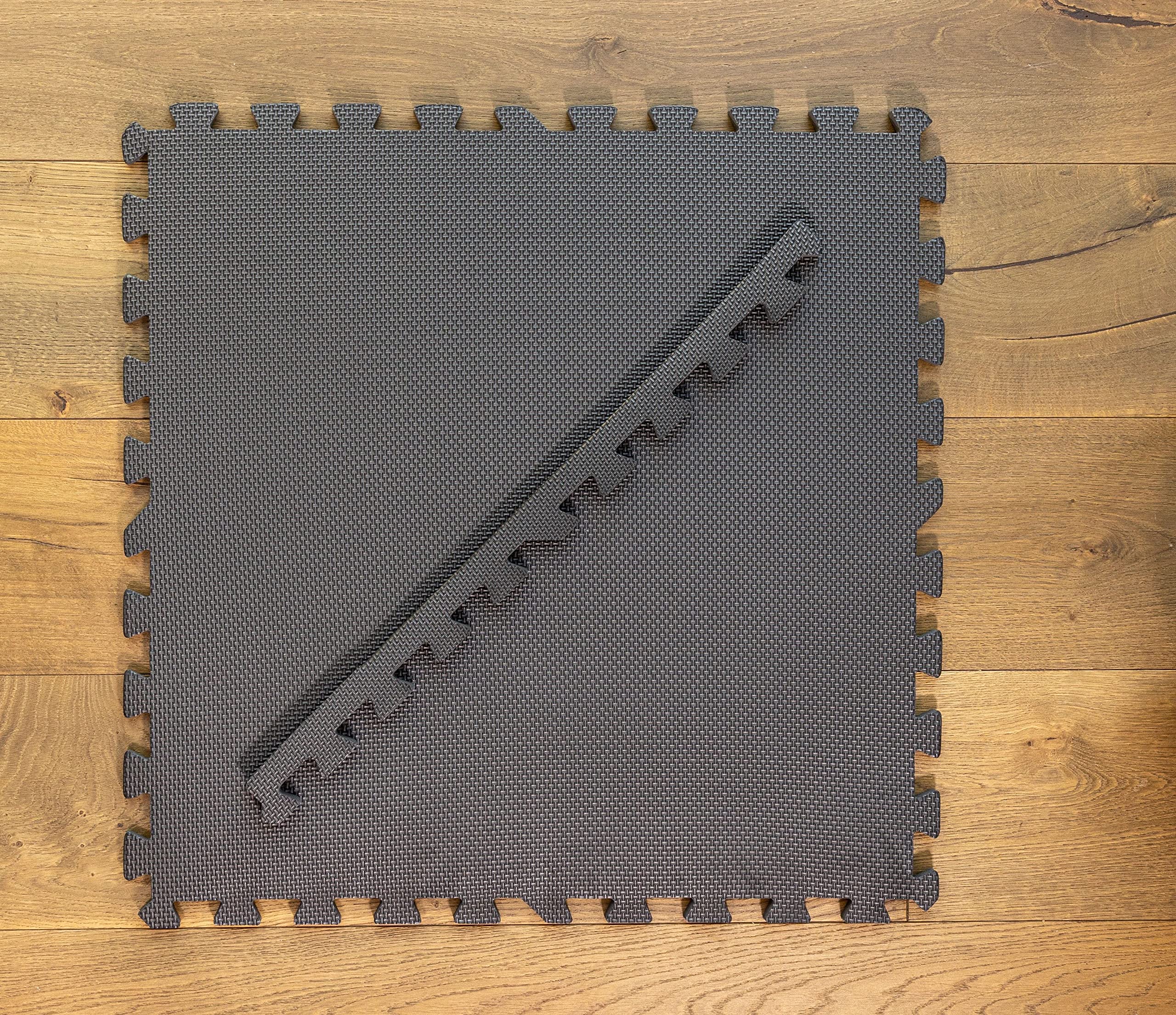Square Brands Interlocking Gym Floor Tiles - 3/8