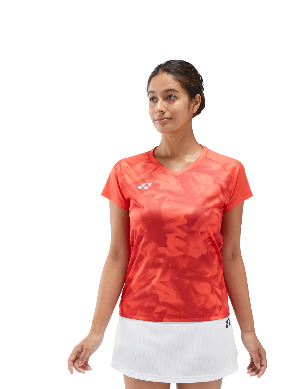 Yonex YW0033EX Women's Crew Neck Team Shirt - Breathable Tennis & Badminton Sports Jersey for Women - Perfect for Training, Matches & Team Events