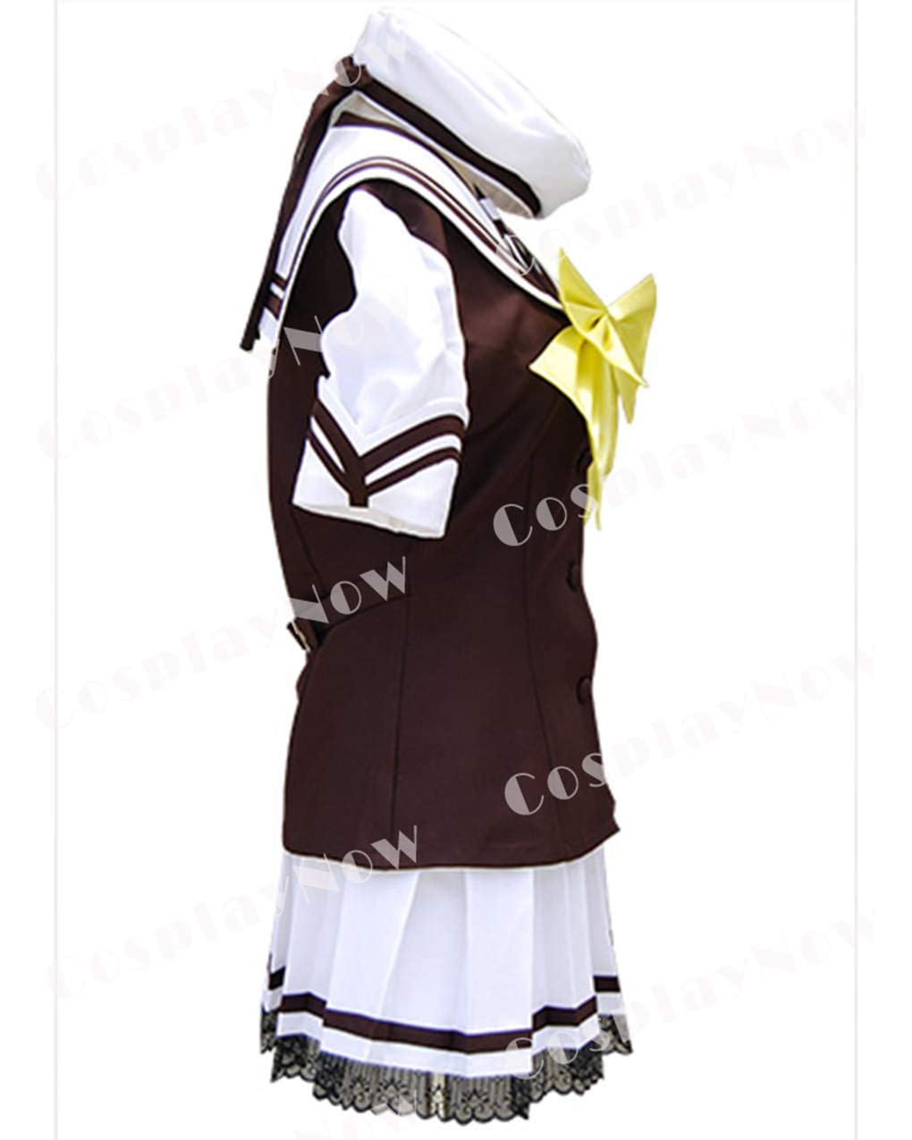 Brown School Girl Uniform Cosplay Costume for Anime & Halloween - Perfect for Cosplay Events, Themed Parties, and Role-Playing