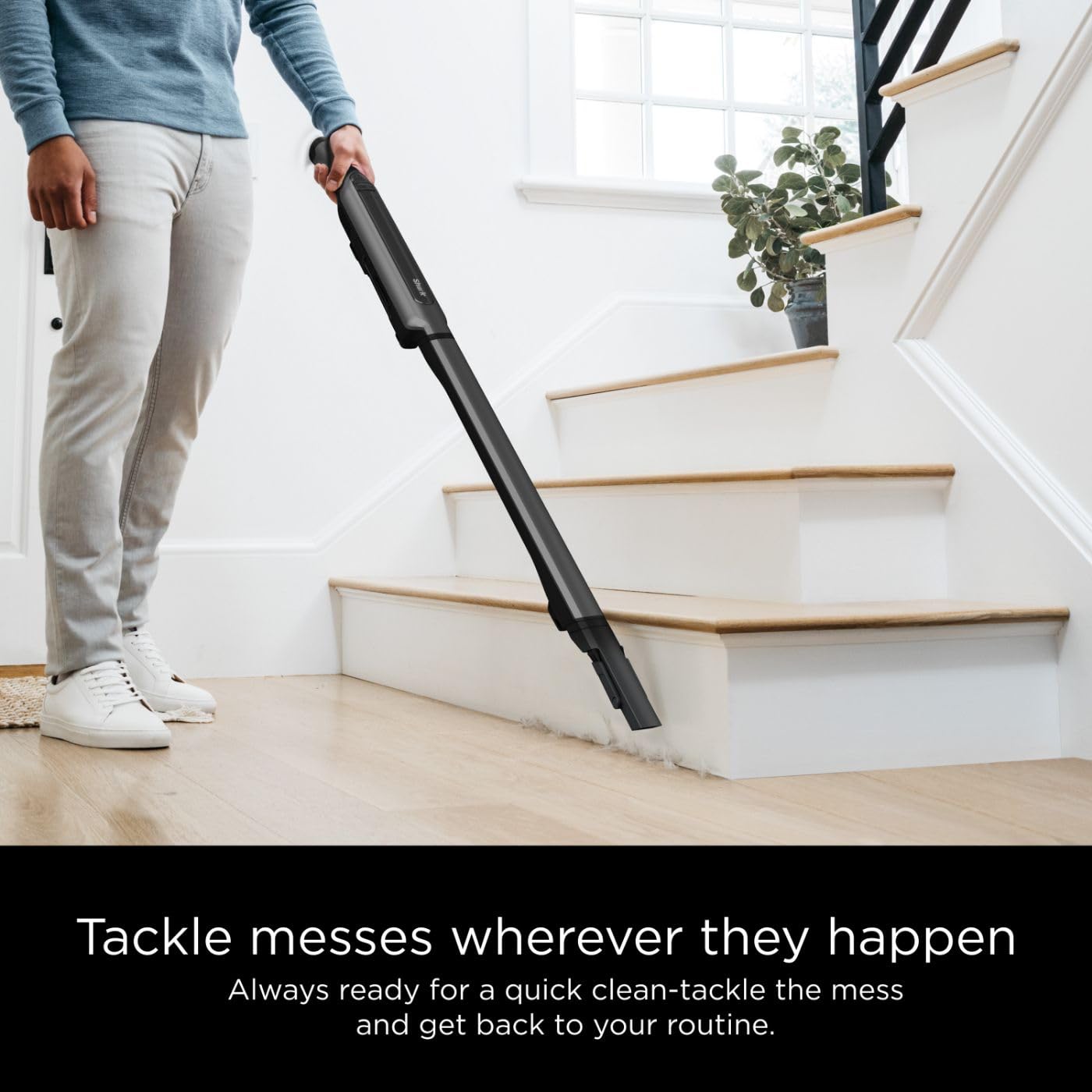 Shark WANDVAC System WS642 Ultra-Lightweight Cordless Stick Vacuum for Pet Hair - Powerful 2-in-1 Handheld & Stick Vacuum with Charging Dock, Grey | Perfect for Hard Floors, Carpets & Pet Hair Removal