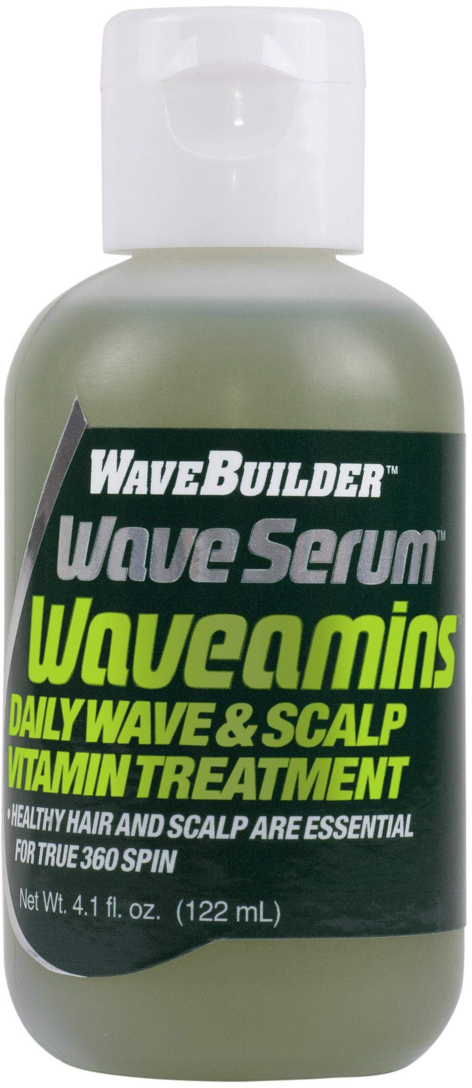 Wavebuilder Waveamins Daily Wave & Scalp Vitamin Treatment for Natural Hair Growth - Pack of 4 | Hydrating & Nourishing Hair Care for Curly, Coily & Wavy Hair | Perfect for Daily Use at Home or Salon
