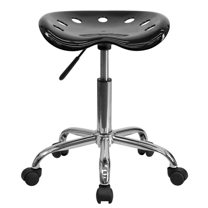 Vibrant Apple Green Tractor Seat & Chrome Stool - Retro Diner Style Bar Stool for Kitchen, Cafe, and Home Decor
