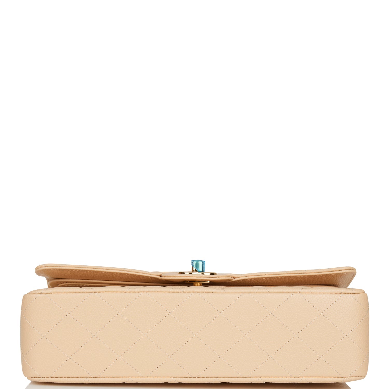 Chanel Medium Classic Double Flap Bag Beige Caviar Gold Hardware - Luxury Designer Handbag for Women, Perfect for Work, Evening Events & Special Occasions