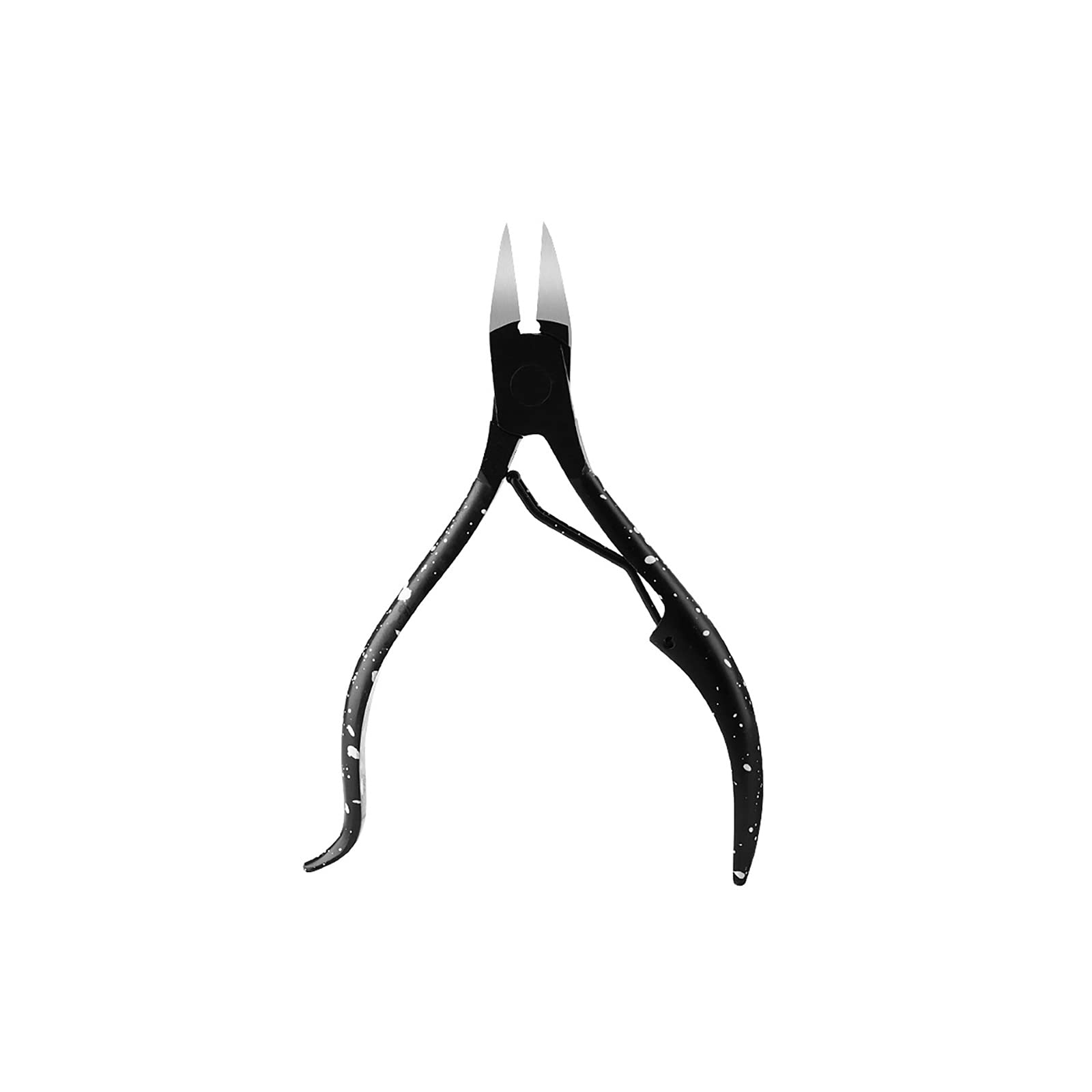 Professional Black Nail Clippers for Ingrown Toenails & Cuticle Care - Stainless Steel Manicure & Pedicure Tool with Edge Cutter for Dead Skin Removal - Perfect for Home Grooming & Salon Use (Color: A)
