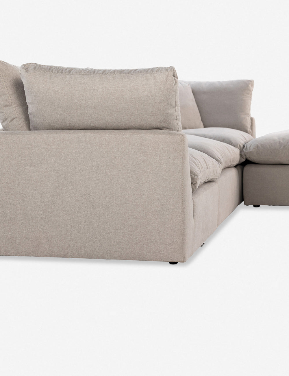 Bernard Modern Sectional Sofa Set - 3-Piece L-Shaped Couch with Chaise Lounge, Soft Fabric Upholstery, Sturdy Wooden Frame - Perfect for Living Room, Family Room, or Home Theater