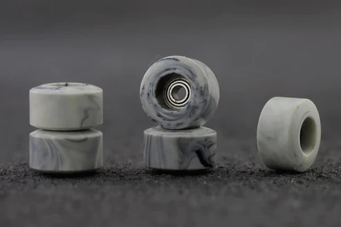 Dirty FB illPills 70D Street Shape Wheels with Swirl Design - Perfect for Skateboarding, Street Tricks, and Urban Riding