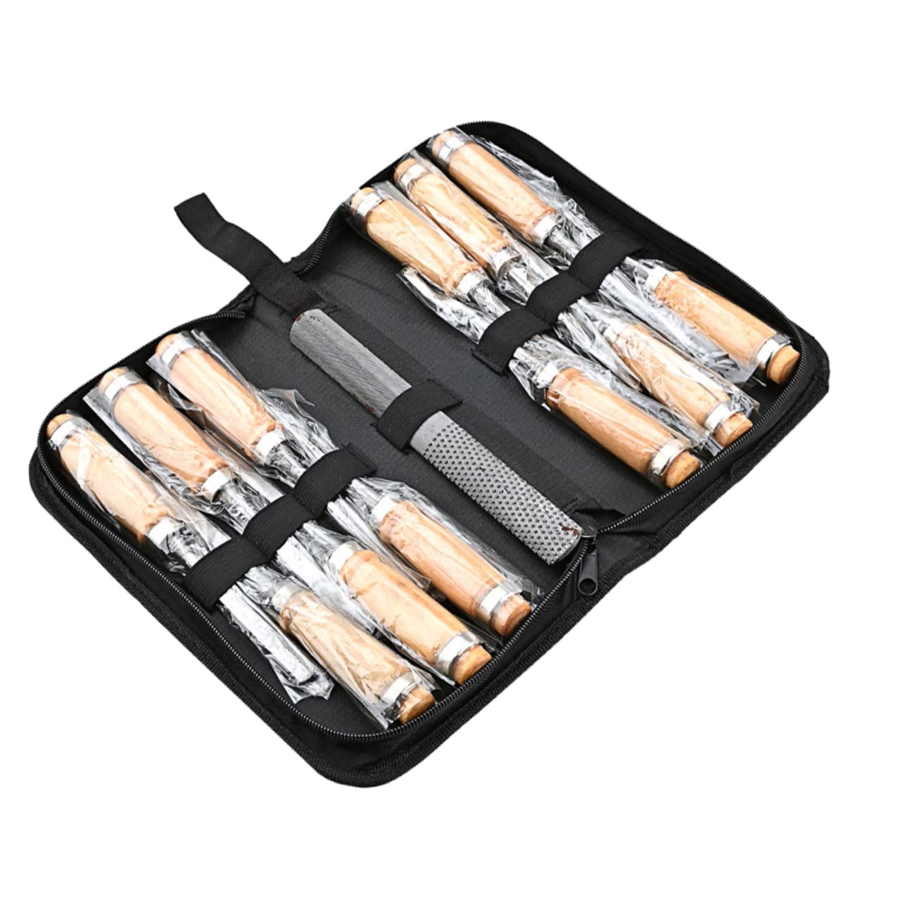 COHEALI 12-Piece Wood Carving Tool Set - Professional Pumpkin Carving Kit, Woodworking Chisels, Sculpting Tools & Guitar Repair Kit - Perfect for DIY Wood Crafts, Home Decor & Halloween Pumpkin Carving