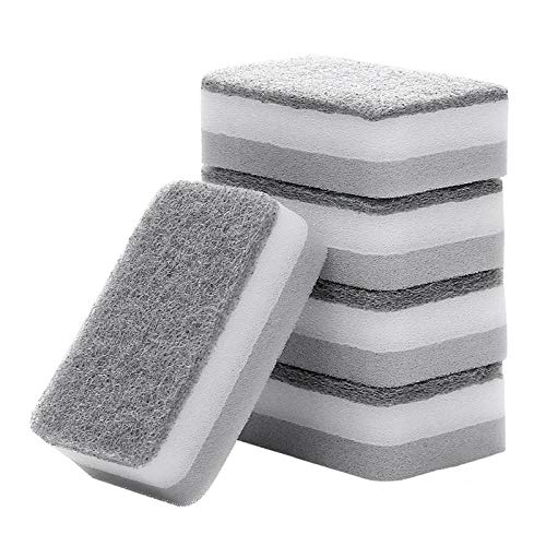 Abledance 25Pcs Premium Kitchen Sponges for Dishwashing - Heavy Duty Scrub Sponges with Non-Scratch Cleaning Brush - Perfect for Pots, Pans, Dishes & Countertops Cleaning