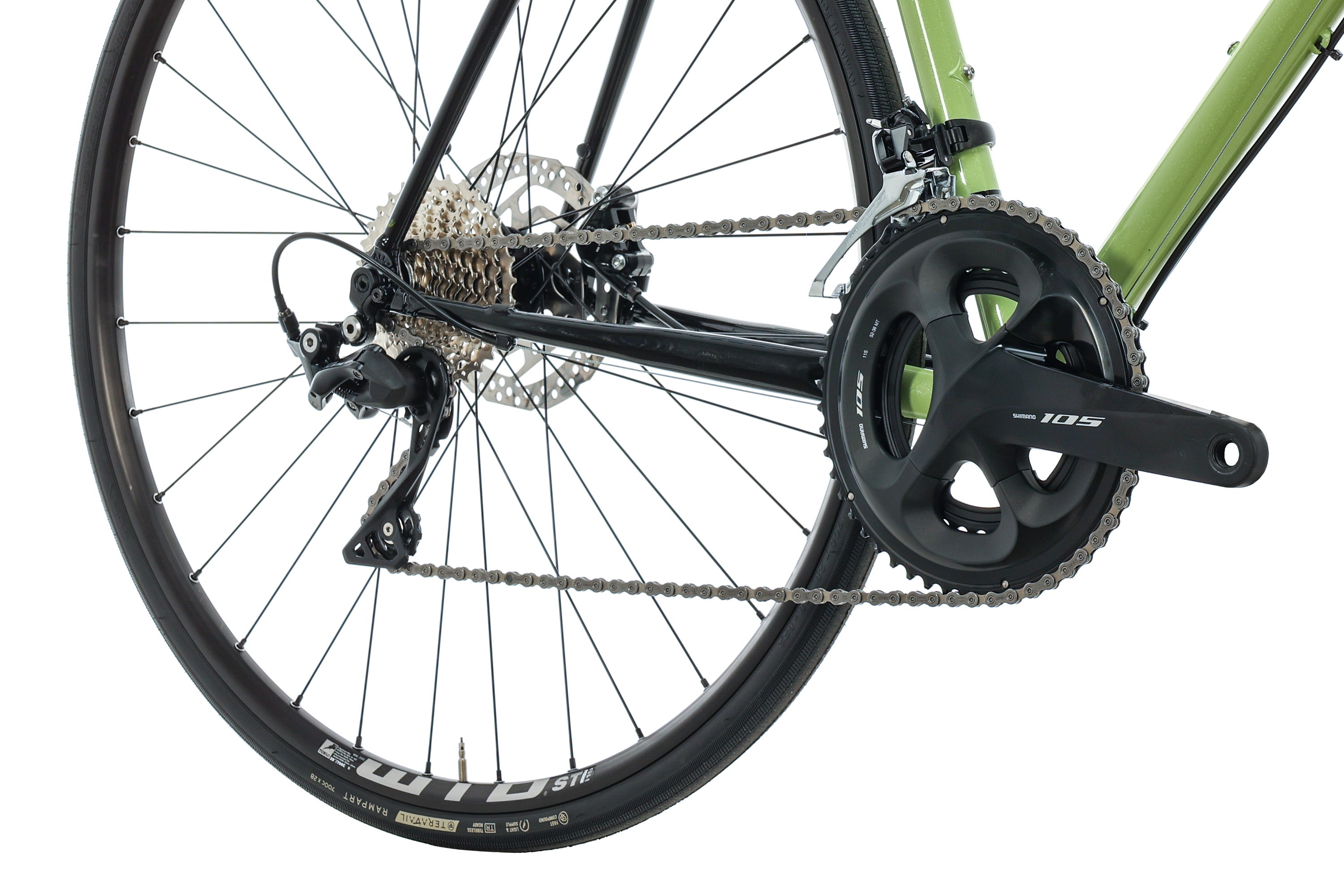 All City Zig Zag 105 Road Bike 2023 - 55cm Lightweight Aluminum Frame with Shimano 105 Groupset | Perfect for Commuting, Fitness Riding & Urban Adventures