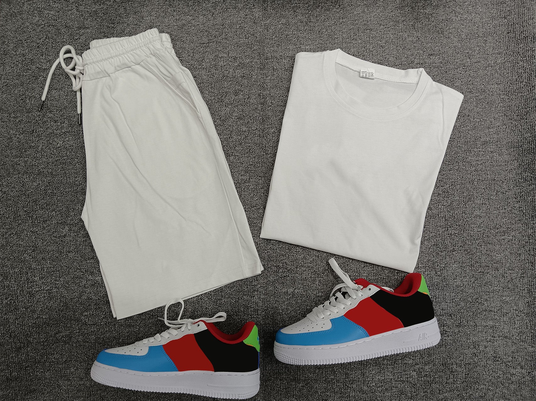 Men's Casual Short Sleeve T-Shirt & Athletic Shorts Set - Comfortable Summer Outfit for Gym, Running, and Outdoor Activities