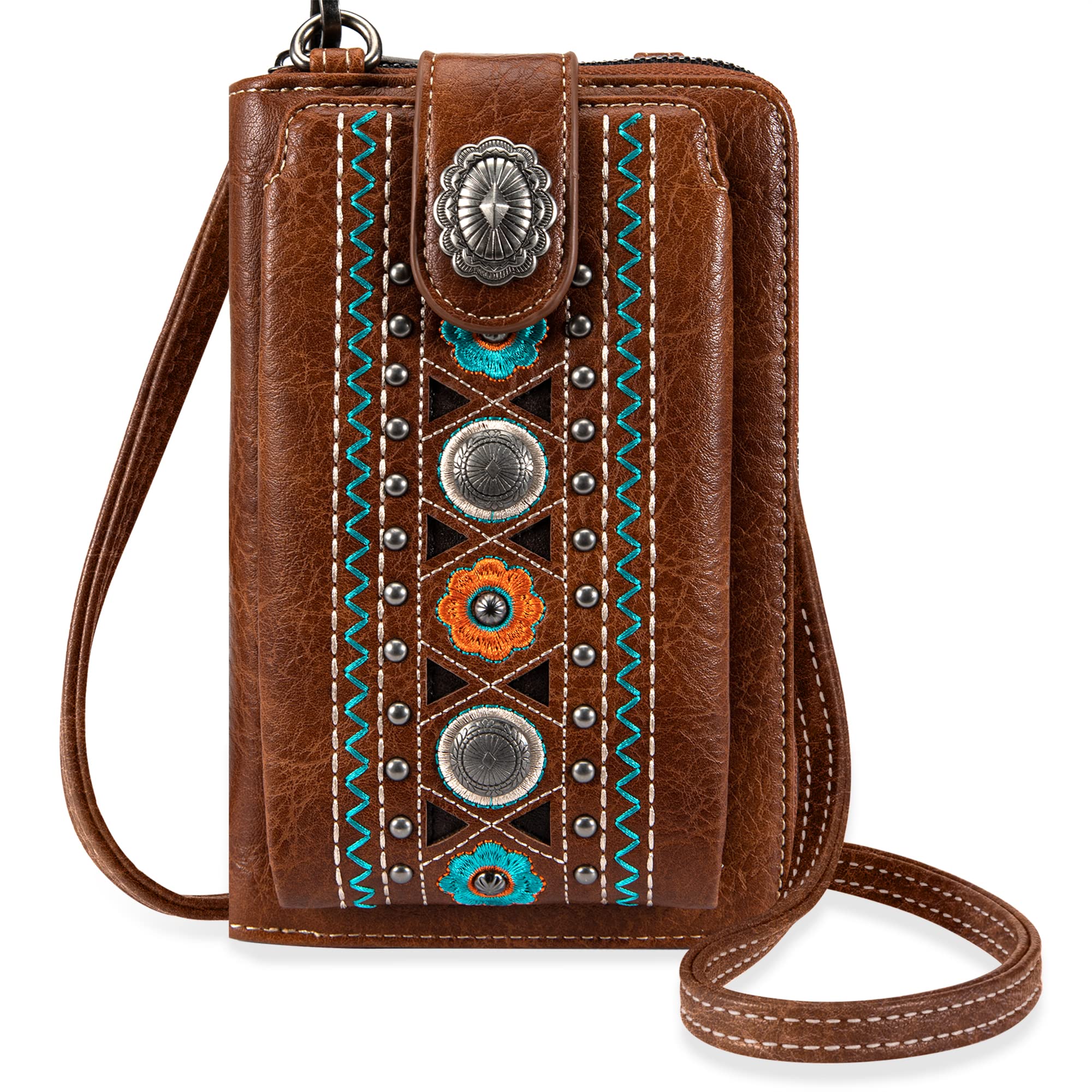 Montana West Small Crossbody Purse for Women - Western Style Phone Bag with Strap | Wallet & Handbag | Perfect for Travel, Shopping & Everyday Use
