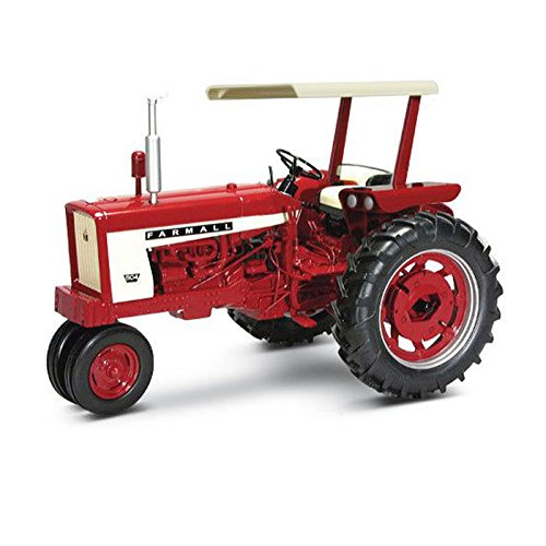 1/16 Scale High Detail IH Farmall 504 Gas Narrow Front Tractor with Canopy - ZJD1739 Collectible Model Tractor for Display, Farming Diorama, and Agricultural Enthusiasts
