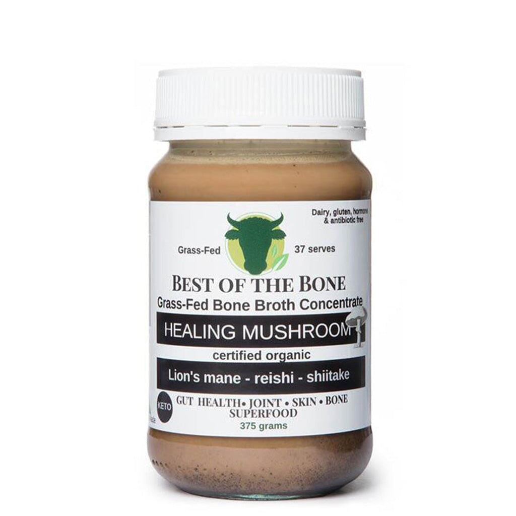 Best Bone Broth Concentrate with Lions Mane & Reishi Mushrooms - Immune Support, Gut Health & Collagen Boost - Perfect for Keto, Paleo & Wellness Lifestyles