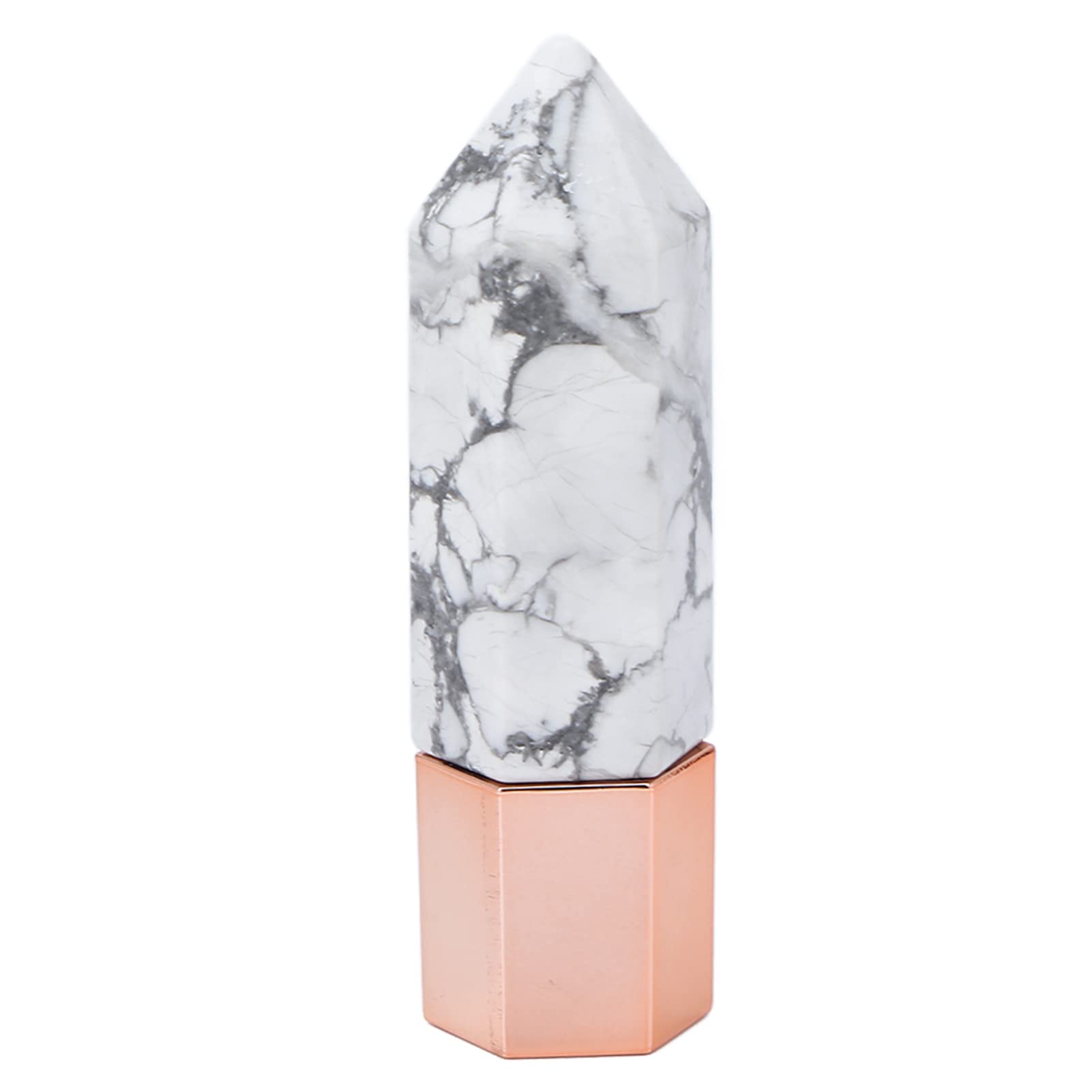 Hexagonal Face Massage Roller with Rounded Edges - Essential Oil Bottle & Point Pen for Facial & Neck Massage - Perfect for Daily Skincare Routine & Relaxation at Home or Spa