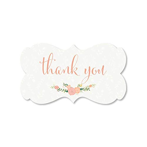 Labels Fancy Frame Thank You