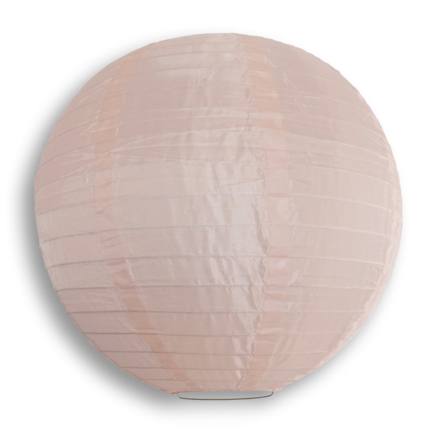 20 Pack Rose Quartz Pink Shimmering Nylon Lanterns with Even Ribbing - Durable Hanging Decor for Weddings, Parties & Home Decoration