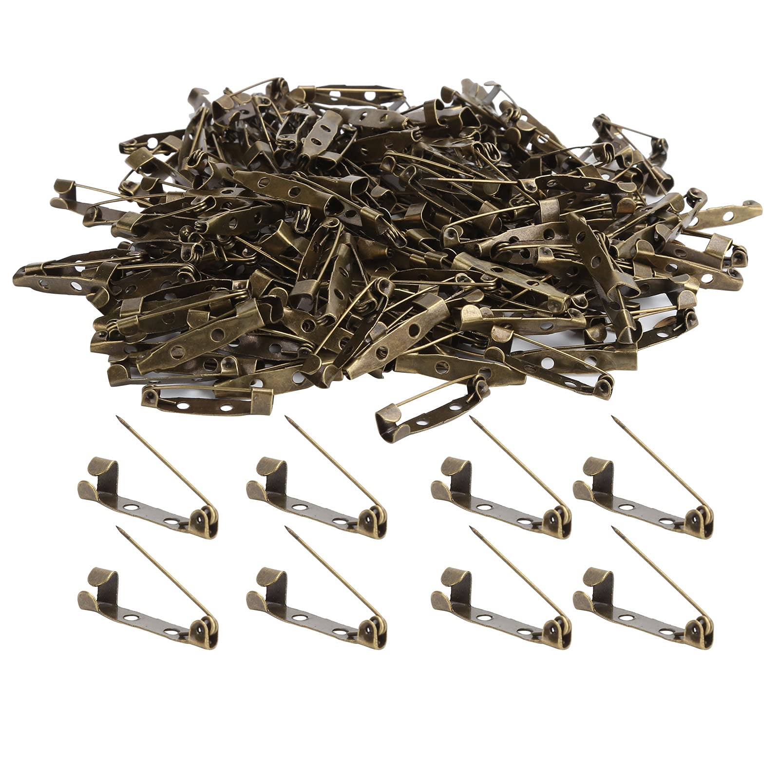 200Pcs Alloy Safety Pins - 3cm Premium Sewing Accessories Kit for Baby Clothes, DIY Jewelry Making, Arts & Crafts - Perfect for Clothing Repairs, Scrapbooking & Handmade Projects