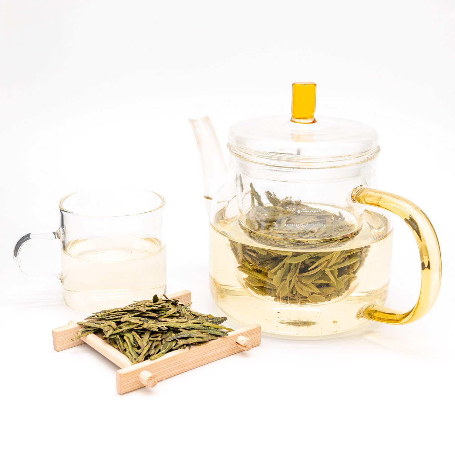 Premium Longjing Dragon Well Green Tea 1000g (4-Pack) - Authentic Chinese Loose Leaf Tea - First Grade Spring Harvest Yuqian - Perfect for Daily Brewing, Gift Giving & Tea Ceremonies