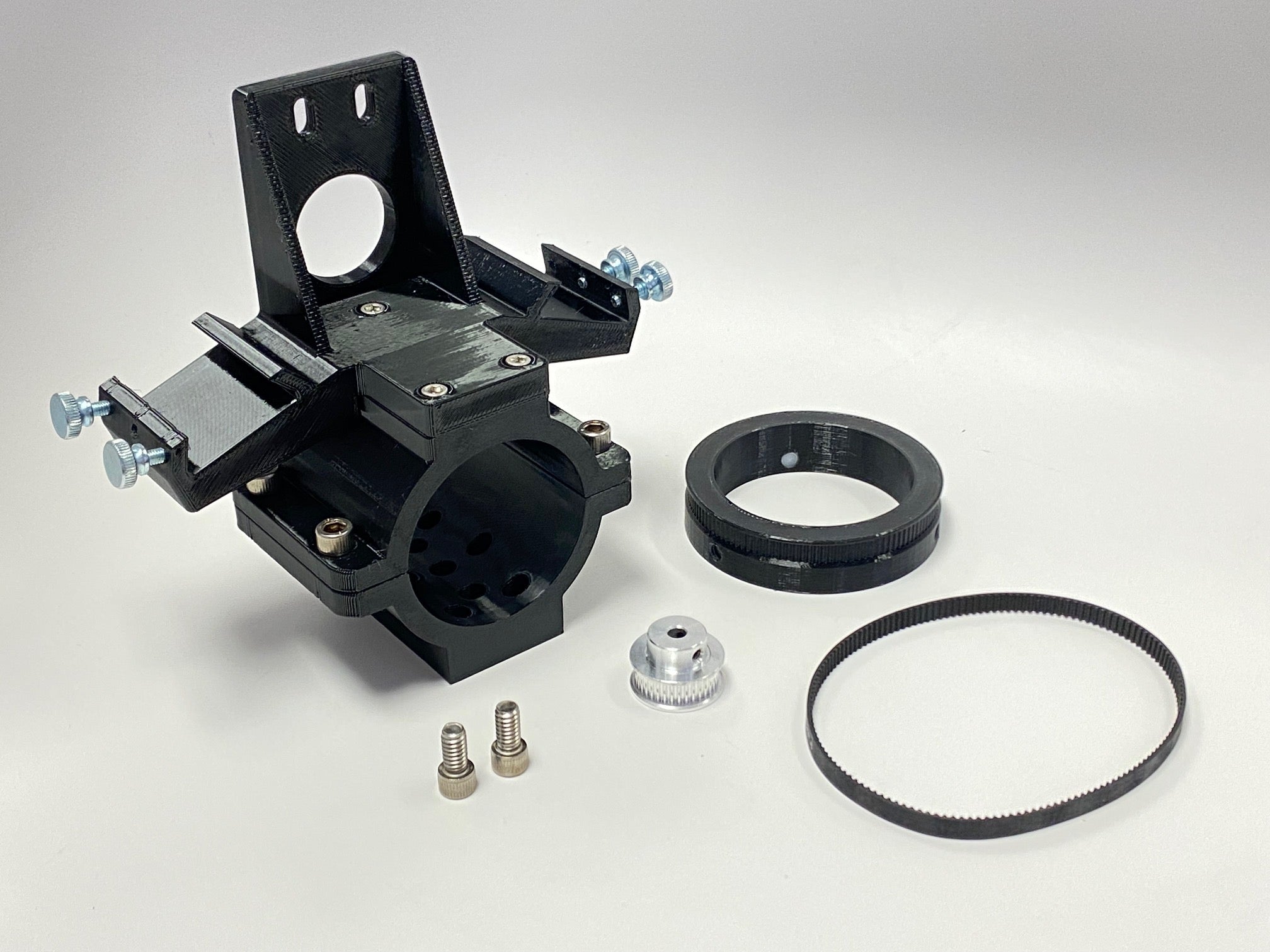 ZWO EAF 50 Clamshell Ring and Mounting Bracket - Compatible with ZWO Electronic Auto Focuser - Perfect for Astrophotography Telescope Setup & Camera Mounting