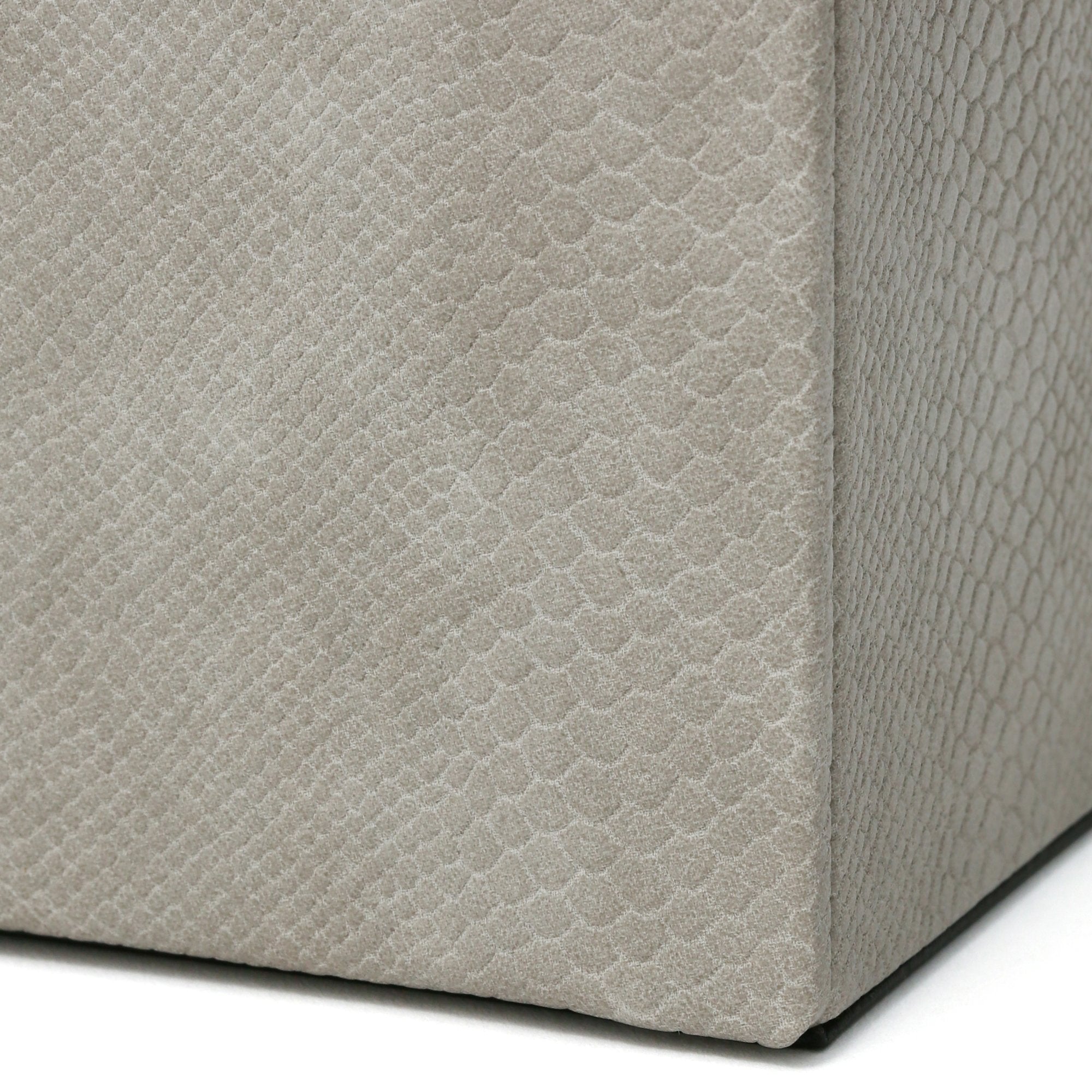 Flavia Large Gray Jewelry Box - Elegant Storage for Necklaces, Rings & Earrings - Perfect for Bedroom, Closet & Travel