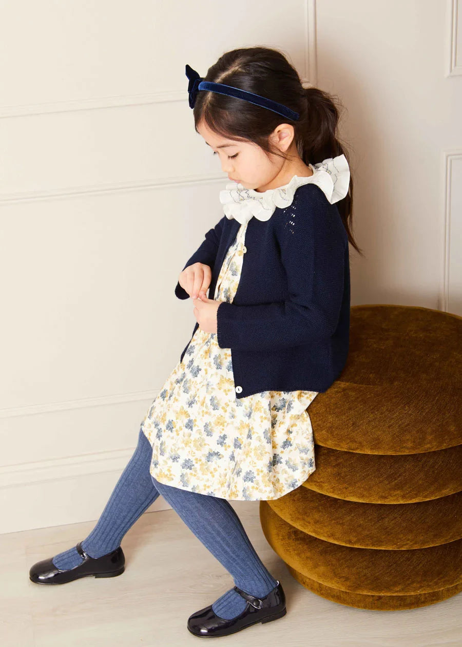Floral Baby Girl Dress - The Eliza - Cute & Elegant Outfit for Special Occasions, Parties & Photoshoots