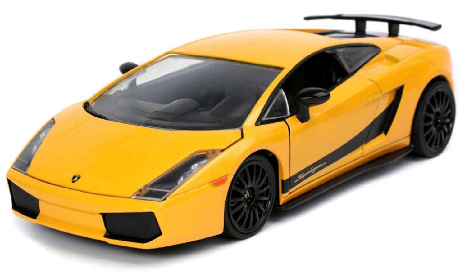 Jada Toys Fast & Furious 1:24 Scale Lamborghini Gallardo Superleggera Die-Cast Model Car - Yellow Collectible Toy for Kids & Adults - Perfect for Display, Gift Giving & Movie Fans Collection