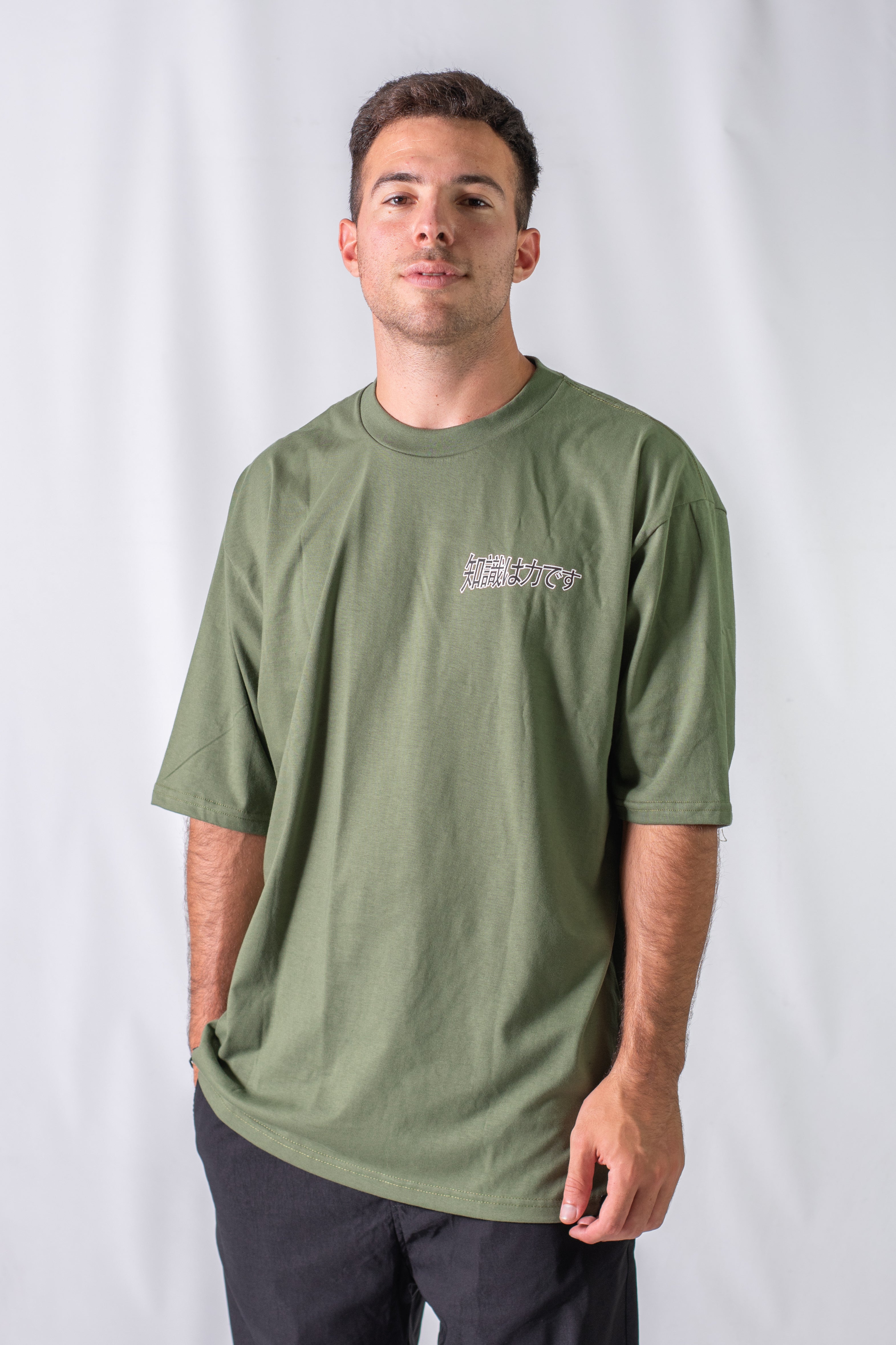Men's Ocn Orian Green T-Shirt - Comfortable Cotton Tee for Casual Wear, Gym & Outdoor Activities