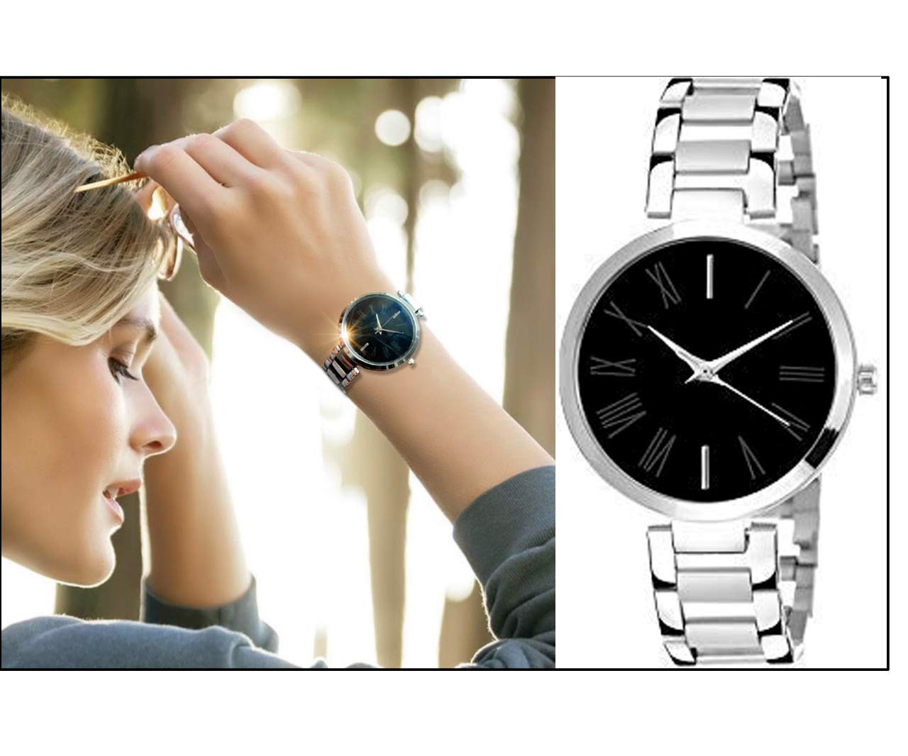 Trendy Women's Watches and Bracelet Set (3-Pack) - Fashionable SR-940 AT-9401 Combo for Girls & Ladies - Perfect for Daily Wear, Office & Special Occasions