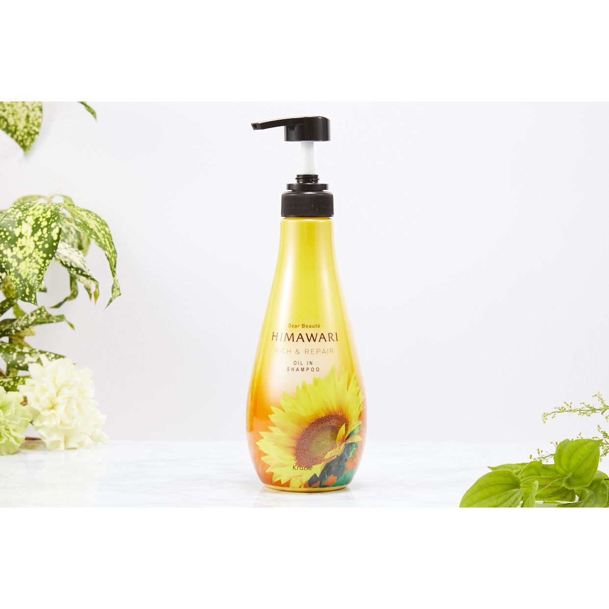 Kracie Himawari Dear Beauté Oil In Shampoo Rich & Repair 500ml - Hydrating & Repairing Hair Treatment for Damaged Hair - Perfect for Daily Use & Salon-Quality Results at Home