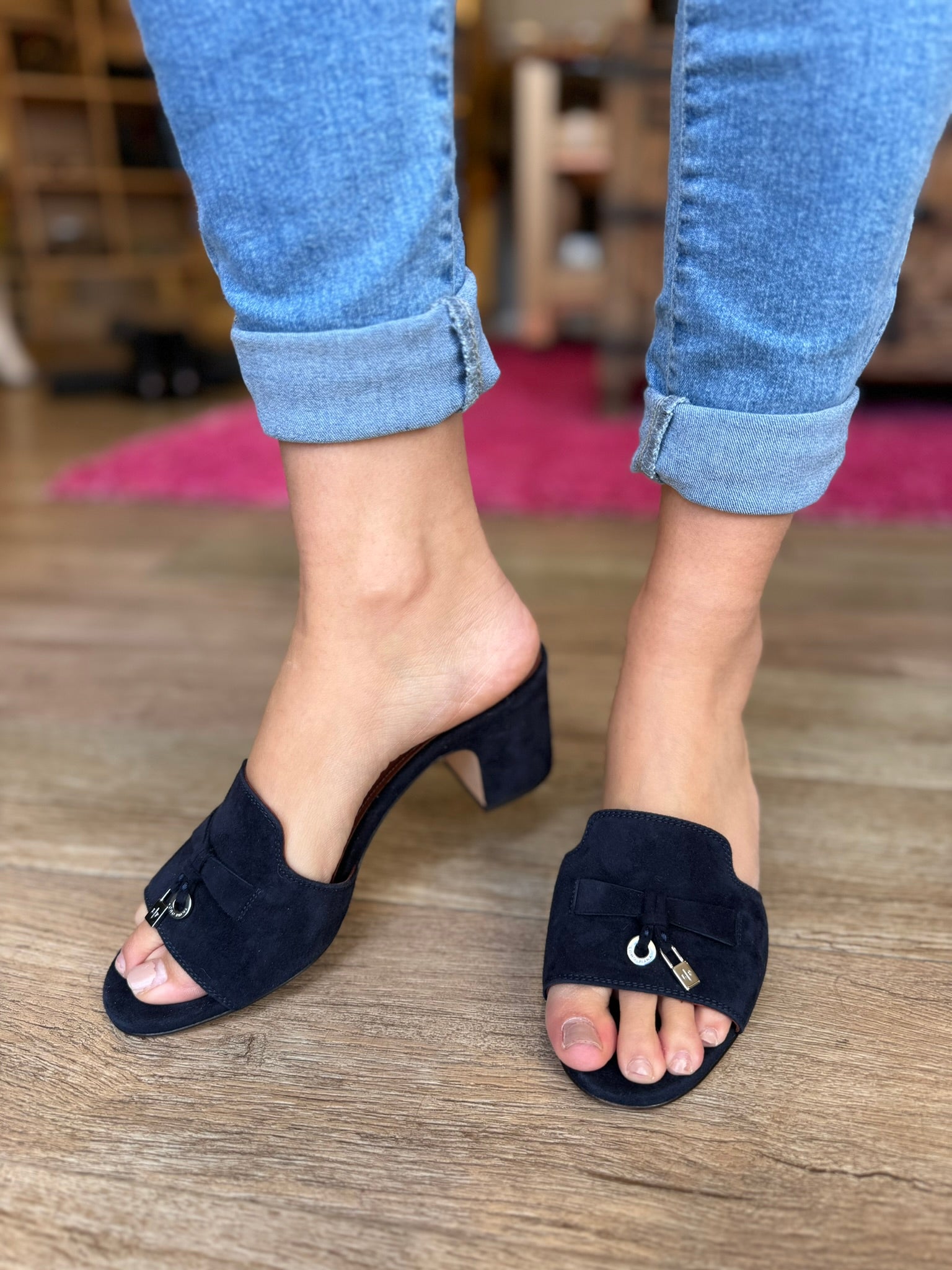 Loro Piana My Charms Suede Slide Mules - Women's Size 7.5 | Comfortable & Stylish Summer Sandals for Beach, Vacation & Casual Outings