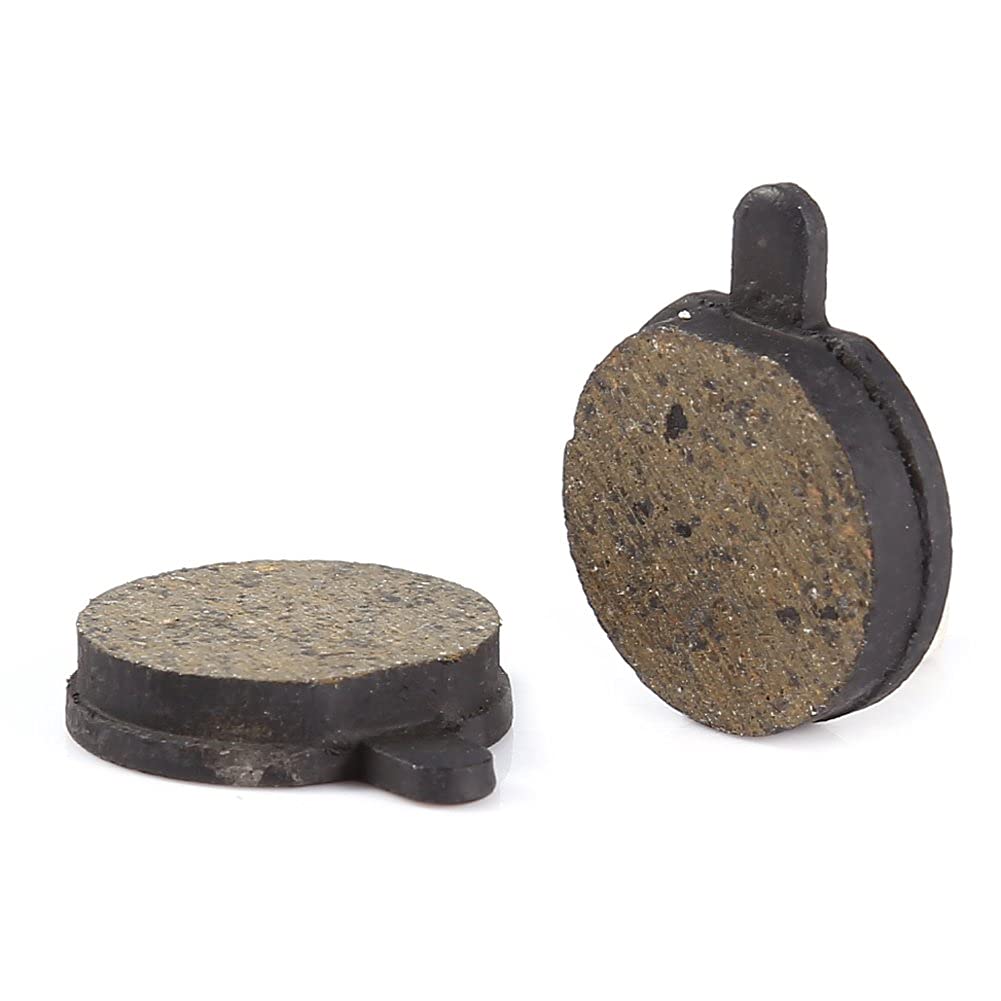 4 Pairs Disc Brake Pads - Resin & Semi-Metal Brake Pads for Road & Mountain Bikes - Perfect for Commuting, Trail Riding & Off-Road Adventures