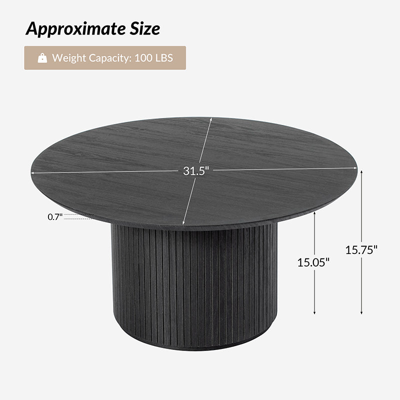 Modern Nesting Coffee Table Set - 2-Piece or 3-Piece Optional - Space-Saving Living Room Furniture for Small Spaces, Apartments & Home Decor