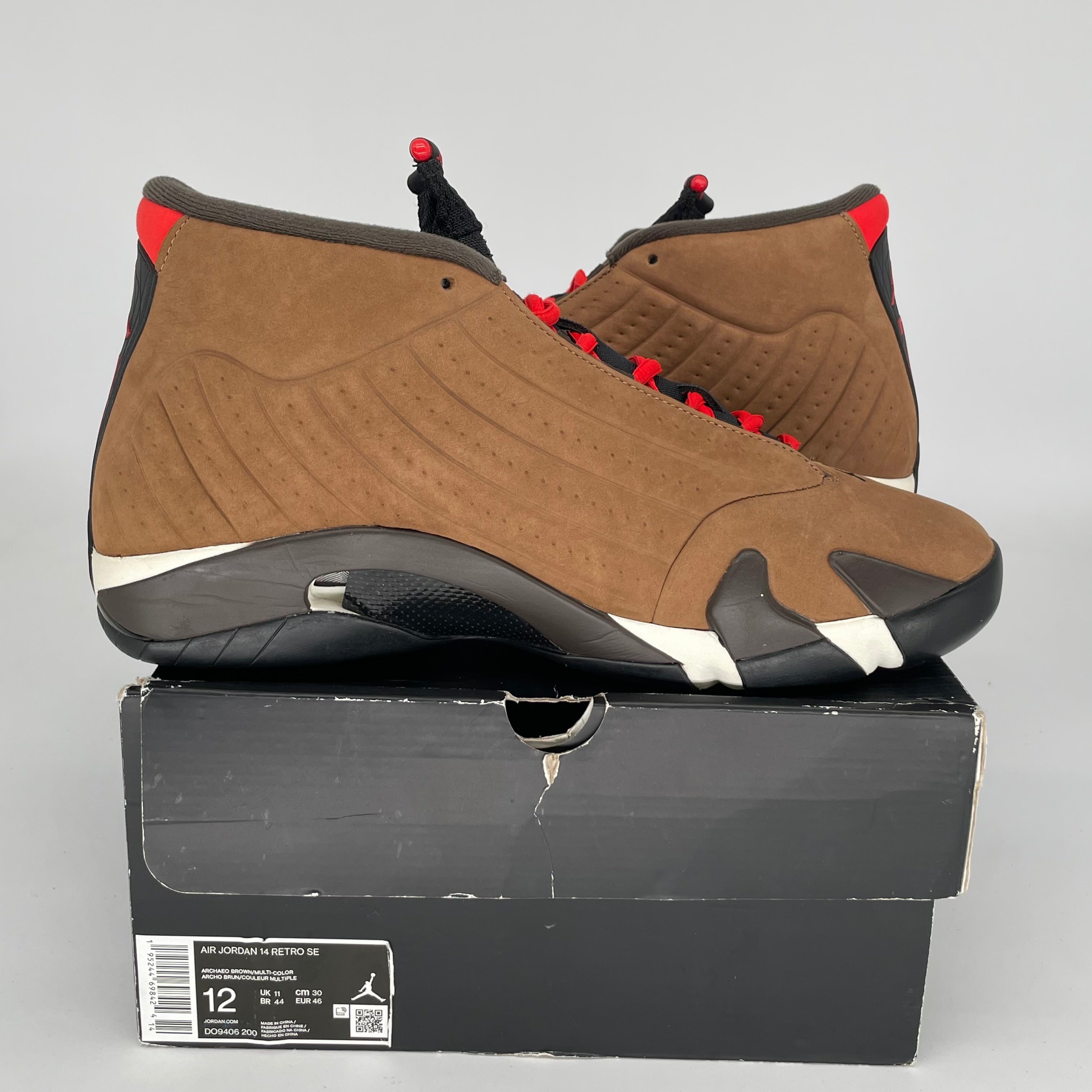 AIR JORDAN 14 WINTERIZED ARCHEO BROWN Men's Basketball Shoes - Size 12 (DO9406-200) - Cold Weather Performance Sneakers for Outdoor Sports & Streetwear Fashion