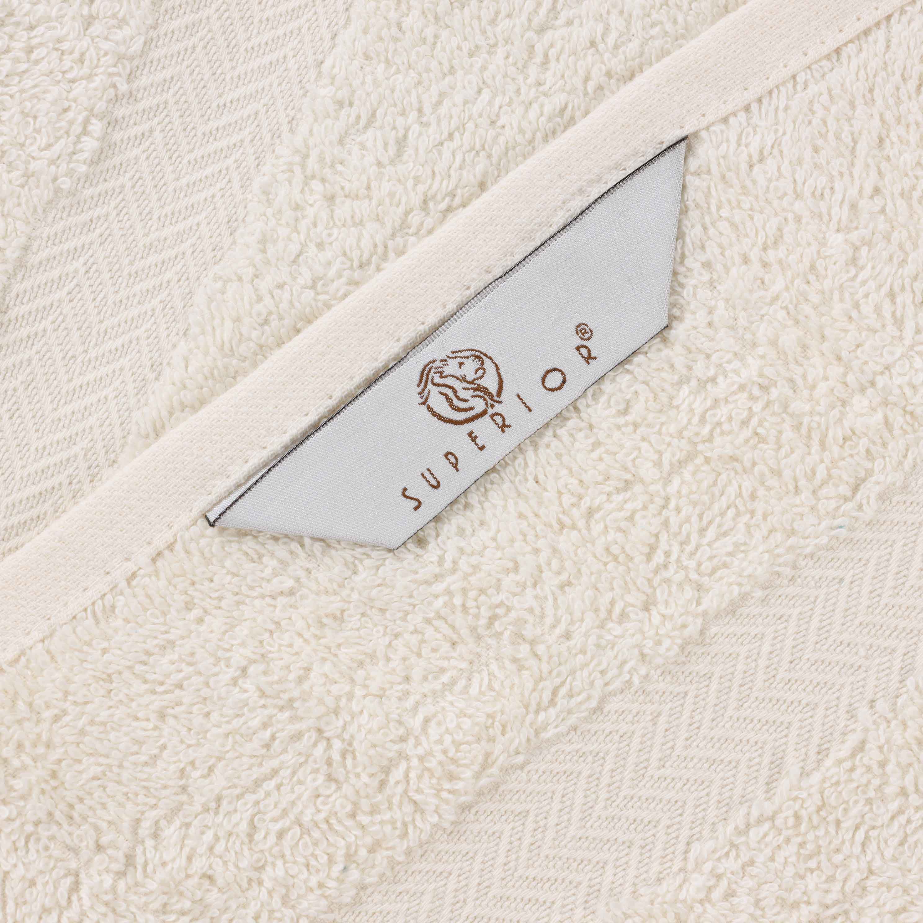 Franklin 100% Cotton Eco-Friendly Bath Towel Set - 12 Piece Soft Absorbent Towels for Bathroom, Spa & Gym Use