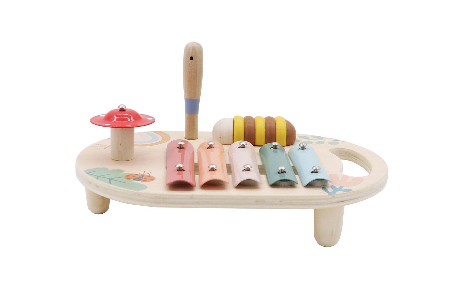 Wooden Spring Insect Music Box - Handmade Natural Wood Music Box with Wind-Up Mechanism, Perfect for Relaxation, Gifts, and Home Decor