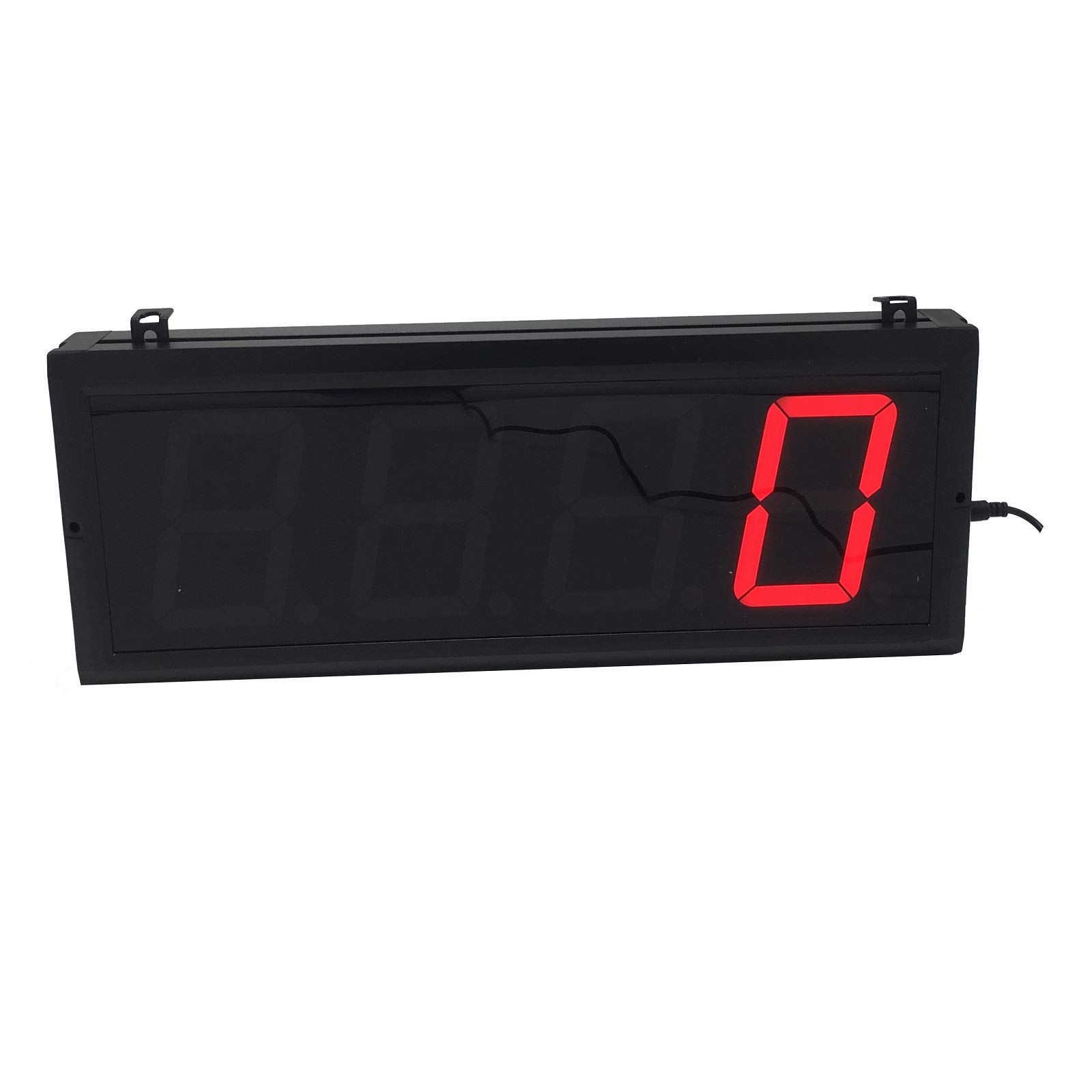 4-Digit LED Up/Down Counter with Switch Box & Remote Control - Red 4