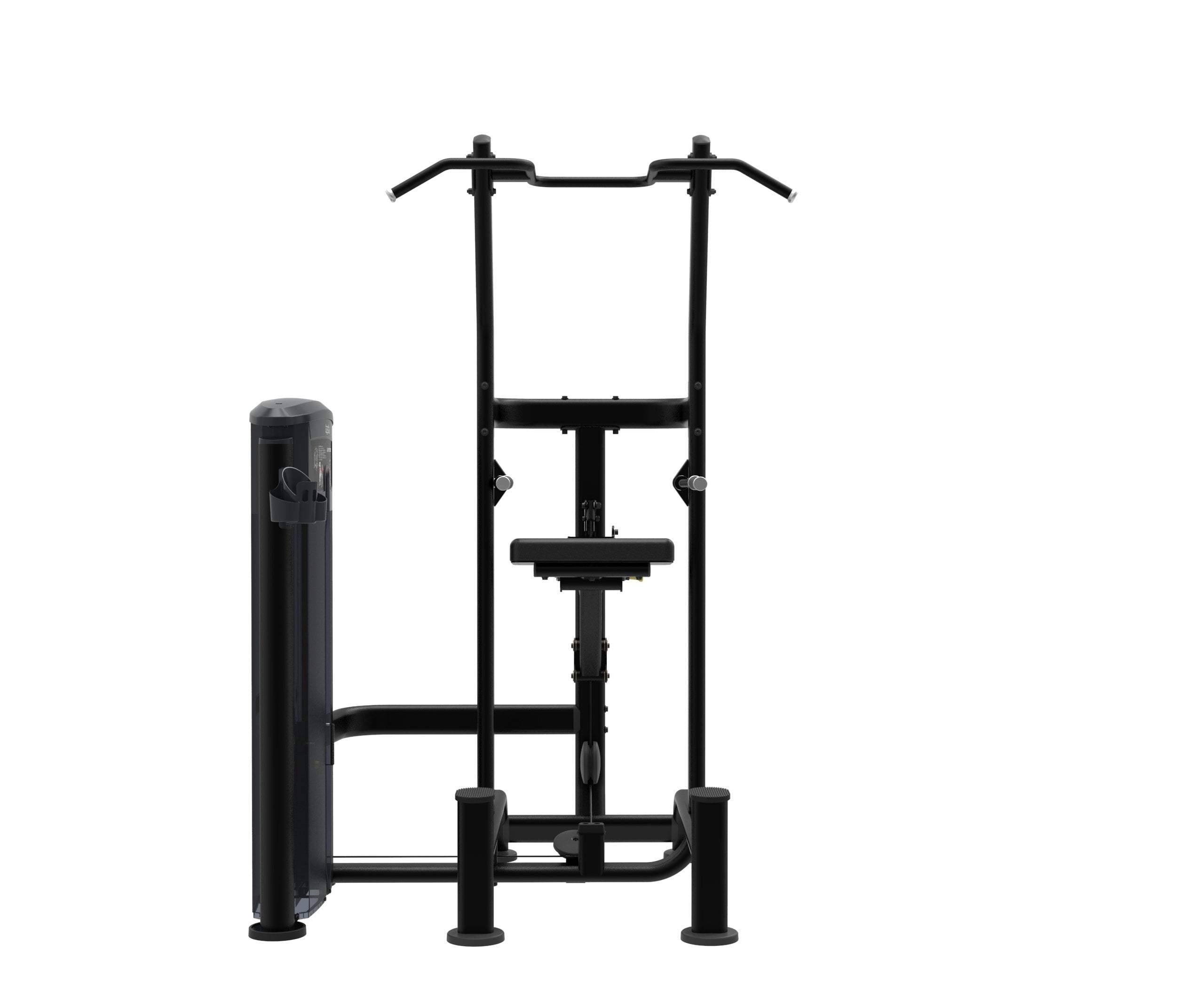 Impulse Assisted Chin Up and Dip Station - 235Lb Weight Stack - Home Gym Equipment for Strength Training & Bodybuilding Workouts