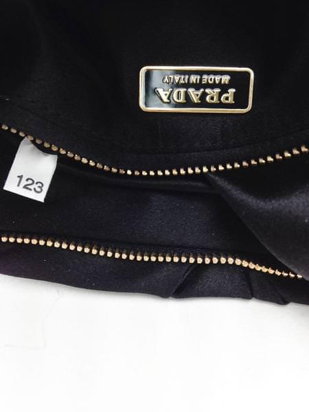 Prada Satin Rosette Clutch Bag for Women | Elegant Evening Clutch | Perfect for Parties, Weddings & Special Occasions
