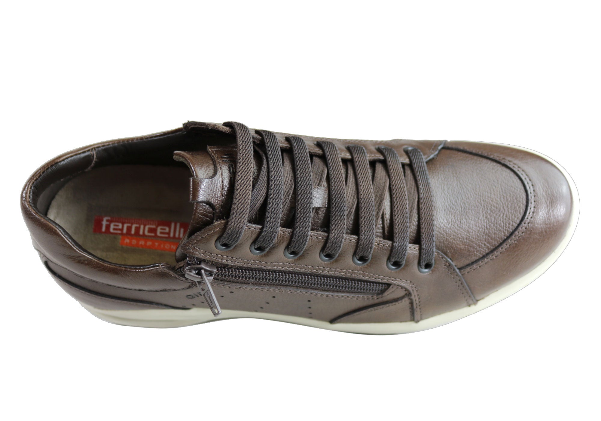 Ferricelli Harley Men's Comfortable Slip-On Casual Shoes - Brazilian Made Leather Loafers for Work, Travel & Everyday Wear