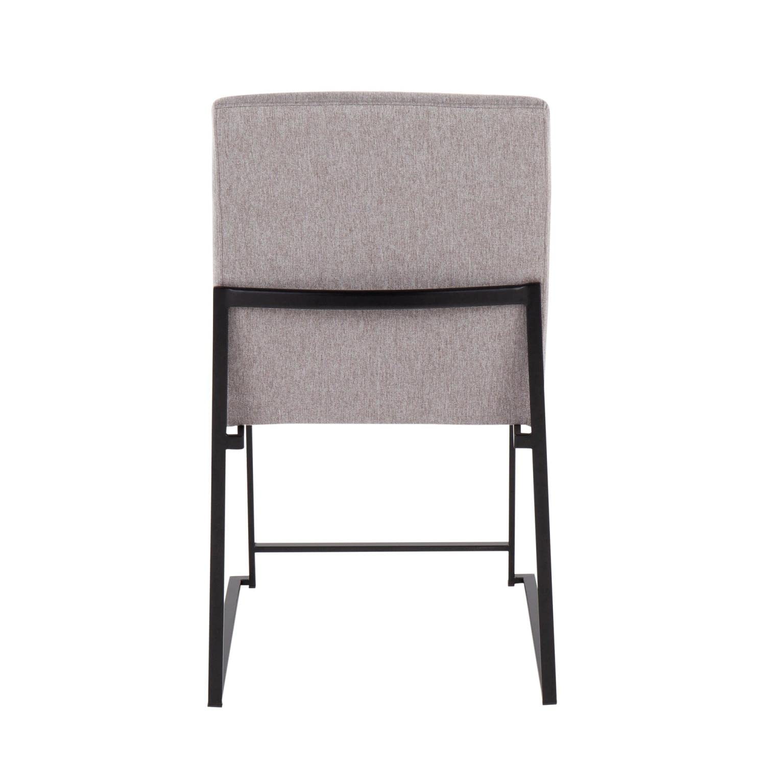 LumiSource High Back Fuji Dining Chair - Set of 2 Modern Upholstered Kitchen Chairs for Dining Table | Comfortable Contemporary Seating for Home, Restaurant & Office Use