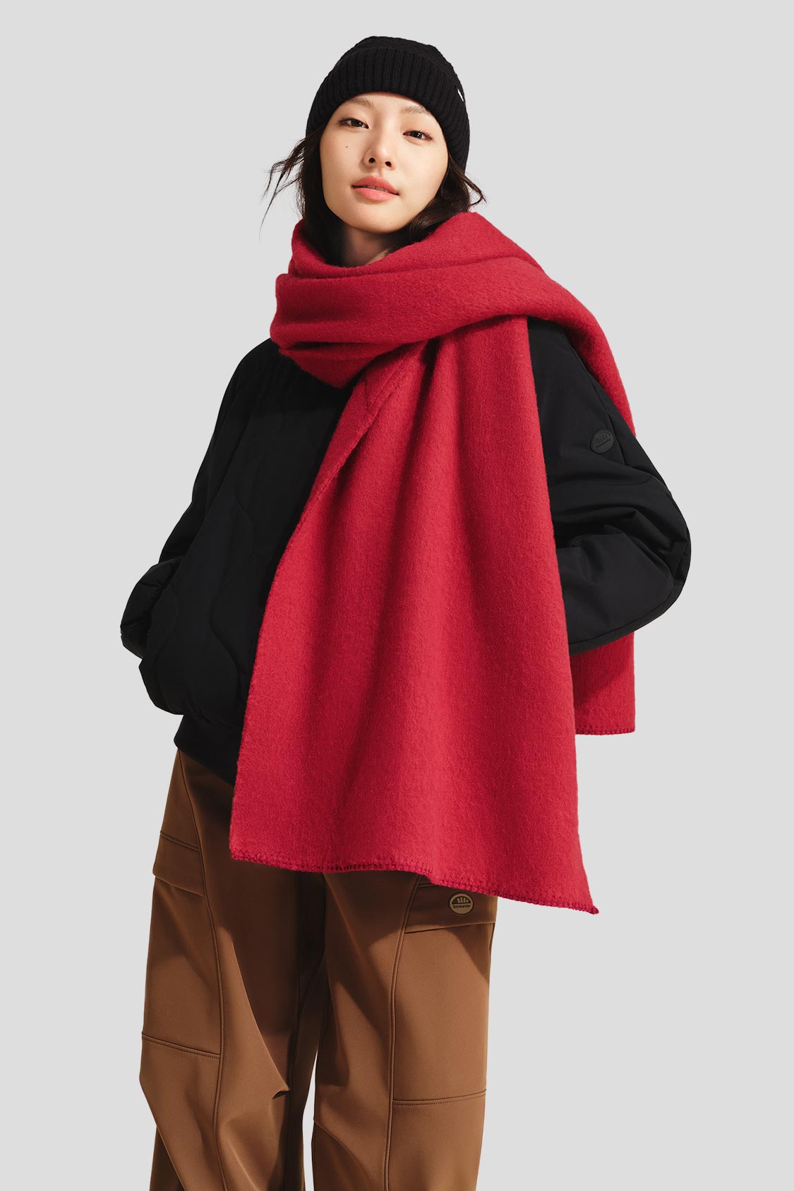 CozyWrap Women's Ultra Soft Insulated Shawl Scarf - Warm Winter Wrap for Outdoor Activities, Travel & Office Wear