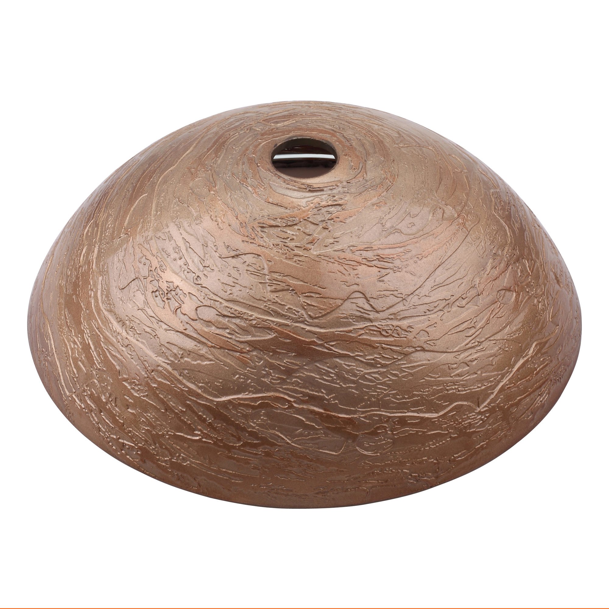 Ares Glass Vessel Bathroom Sink with PU-MR Oil Rubbed Bronze Finish - Modern Above Counter Bathroom Vanity Sink for Luxury Home & Hotel Renovation