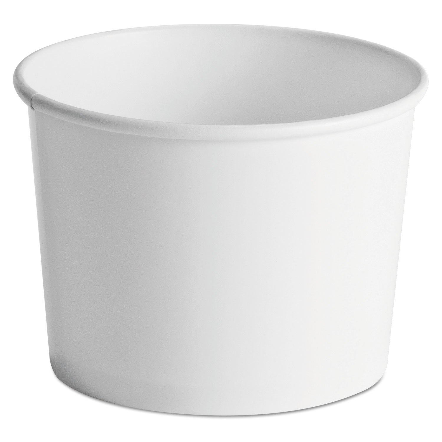 Chinet 60164 64oz White Paper Food Containers - 25/Pack, 10 Packs/Carton - Ideal for Takeout, Catering & Party Food Storage